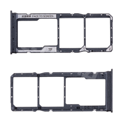 Держатель SIM для Xiaomi Poco C65 (2310FPCA4G) Черный