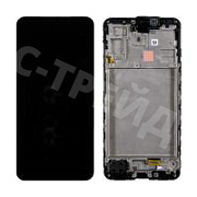 Дисплей для Samsung Galaxy A17 4G (A175F) модуль с рамкой Черный - OR (SP)