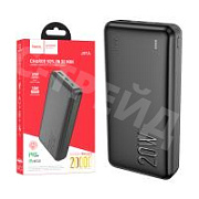 Внешний Аккумулятор (Power Bank) Hoco J87A 20000 mAh (20W, QC3.0, PD, USB, MicroUSB, Type-C, LED индикатор) Черный