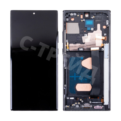 Дисплей для Samsung Galaxy Note 20 Ultra (N985F/N986F) модуль с рамкой Черный - (In-Cell)
