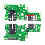 Шлейф для Tecno Camon 20 (CK6n) плата на системный разъем/разъем гарнитуры/микрофон