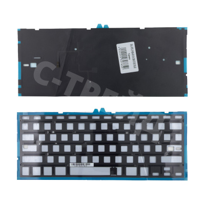 Подсветка клавиатуры для ноутбука MacBook Air 13" A1369/A1466 (2011-2017, прямой Enter RU) Черный