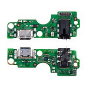 Шлейф для Infinix Smart 8 Pro (X6525B) плата на системный разъем/разъем гарнитуры/микрофон