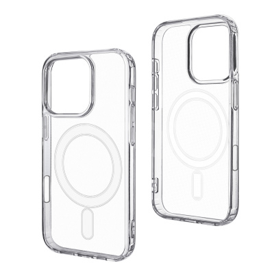 Чехол-накладка для iPhone 16 Pro Max (Magsafe, прозрачный)
