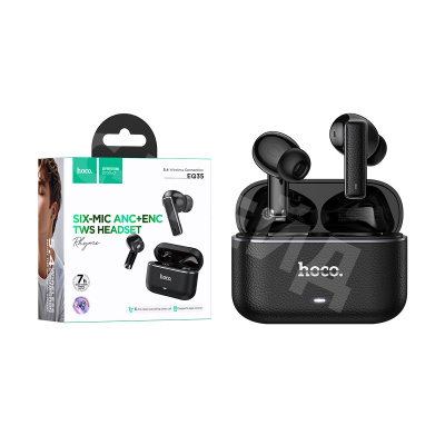 Беспроводные наушники Bluetooth Hoco EQ35 (TWS, вакуумные, активное шумоподавление) Черный