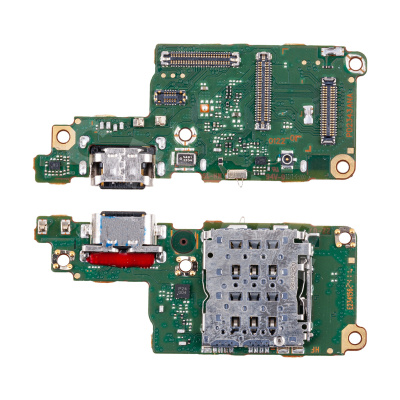 Шлейф для Vivo V30e 5G (V2339) плата на системный разъем/разъем SIM/микрофон