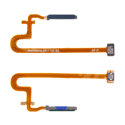 Шлейф для Realme 11 4G (RMX3636) сканер отпечатка пальцев Черный