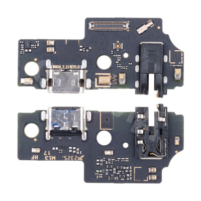 Шлейф для Samsung Galaxy A04 (A045F) плата системный разъем/разъем гарнитуры/микрофон - Премиум