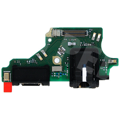 Шлейф для Huawei P20 Lite (ANE-LX1) плата на системный разъем/разъем гарнитуры/микрофон