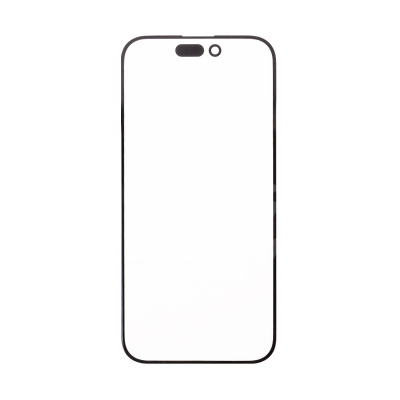 Стекло для переклейки iPhone 15 (A3090) с OCA пленкой Черный - OR (Feaglet)