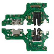 Шлейф для Huawei Honor 9C (AKA-L29) плата на системный разъем/разъем гарнитуры/микрофон