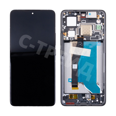 Дисплей для Xiaomi 14T Pro (2407FPN8EG) модуль с рамкой Черный - OR (SP)