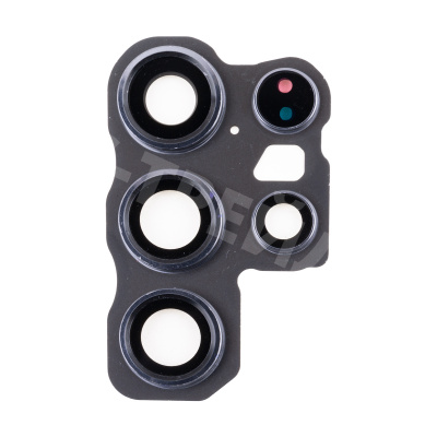 Стекло камеры для Samsung Galaxy S24 Ultra (S928B) в сборе с рамкой Черный