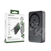 Внешний Аккумулятор (Power Bank) Acefast M11 10000 mAh (30W, PD, беспроводная зарядка 15W, MagSafe, Type-C, LED индикатор) Черный