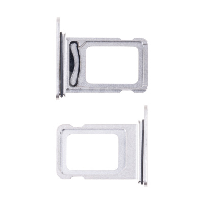 Держатель SIM для iPhone 15 Pro/15 Pro Max (2 Sim) (A3102/A3106) Белый