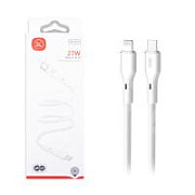 Кабель Type-C - Lightning XO NBQ231A (3A, 27W, PD) Белый