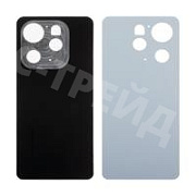 Задняя крышка для Tecno Spark 20 Pro (KJ6) Черный - Премиум
