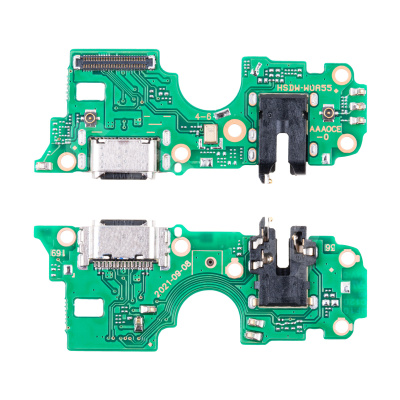 Шлейф для Realme 8 5G/Narzo 30 5G (RMX3241/RMX3242) плата на системный разъем/разъем гарнитуры/микрофон