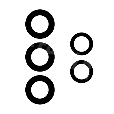 Стекло камеры для Samsung Galaxy A13 (A135F/A137F) (комплект 5 шт.) Черный