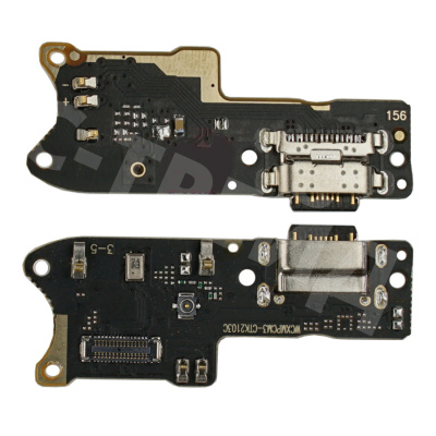 Шлейф для Xiaomi Poco M3/Redmi 9T (M2010J19CG/M2010J19SY) плата системный разъем/микрофон