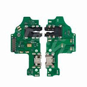 Шлейф для Huawei Honor 8X (JSN-L21) плата на системный разъем/разъем гарнитуры/микрофон