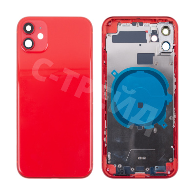 Корпус для iPhone 11 (1 Sim) Красный - Премиум