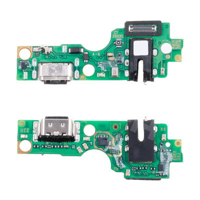 Шлейф для Infinix Hot 50 4G (X6882) плата на системный разъем/разъем гарнитуры/микрофон