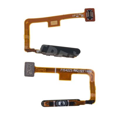 Шлейф для Xiaomi 11 Lite 5G NE (2109119DG) сканер отпечатка пальцев Черный