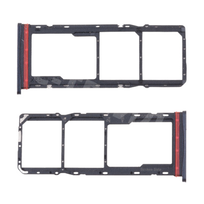 Держатель SIM для Infinix Smart 7 Plus (X6517) Черный