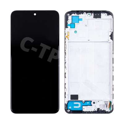 Дисплей для Xiaomi Redmi Note 10/10S/Poco M5s (M2101K7AG/M2101K7BNY/M2102K7AG/2207117BPG) модуль с рамкой Черный - (In-Cell)
