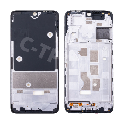 Рамка дисплея для Infinix Note 12 Pro/12 2023 (X676B/X676C) Черный (возможен дефект ЛКП)