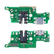 Шлейф для Tecno Spark 8P (KG7n) плата на системный разъем/разъем гарнитуры/микрофон