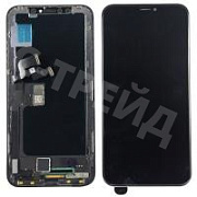Дисплей для iPhone X (A1865/A1901) в сборе с тачскрином Черный - OR (Снятый, заменено ТОЛЬКО стекло)