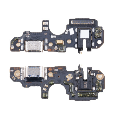 Шлейф для Realme C67 4G (RMX3890) плата системный разъем/разъем гарнитуры/микрофон - Премиум