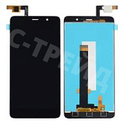 Дисплей для Xiaomi Redmi Note 3/3 Pro (2015116) в сборе с тачскрином Черный - Оптима