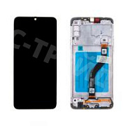 Дисплей для Samsung Galaxy A20s (A207F) модуль с рамкой Черный - OR (SP)