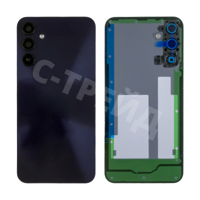 Задняя крышка для Samsung Galaxy A15 4G/5G (A155F/A156B) Черный - Премиум