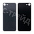 Задняя крышка для iPhone SE 2020 (A2296) Черный (стекло, монолит, широкий вырез под камеру, логотип) - Премиум