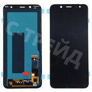 Дисплей для Samsung Galaxy A6 2018 (A600F) в сборе с тачскрином Черный - (OLED)