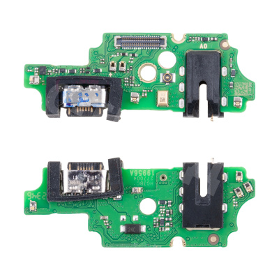 Шлейф для Tecno Pova 6 Neo (LI6) плата на системный разъем/разъем гарнитуры/микрофон - Премиум