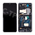 Дисплей для Samsung Galaxy S21 Ultra (G998B) модуль с рамкой Черный - (In-Cell)