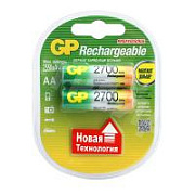Аккумуляторные батарейки "AA" GP 2700 mAh (2 шт. в блистере)