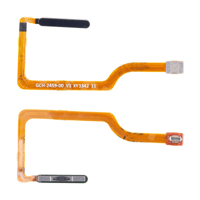 Шлейф для Huawei Honor X8b (LLY-LX1) сканер отпечатка пальцев Черный