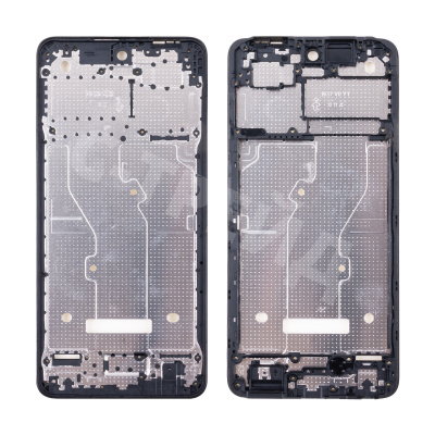 Рамка дисплея для Tecno Spark 20C (BG7n) Черный (возможен дефект ЛКП)