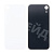 Задняя крышка для iPhone Xr (A2105) Белый (стекло, монолит, широкий вырез под камеру, логотип) - Премиум