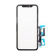 Стекло для переклейки iPhone 11 (A2221) с OCA пленкой + тачскрин Черный - OR (Feaglet) (рамка в комплекте)