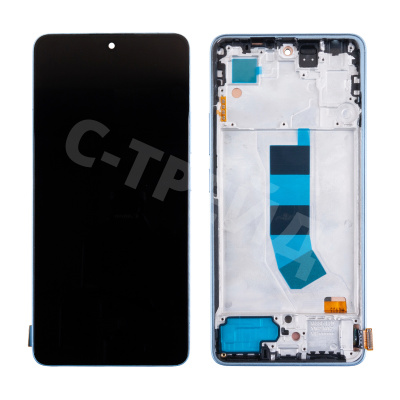 Дисплей для Xiaomi Redmi Note 13 4G (23129RAA4G/23124RA7EO/23129RA5FL) модуль с рамкой Синий - (In-Cell)