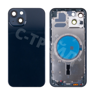 Корпус для iPhone 13 (1 Sim) Черный - Премиум
