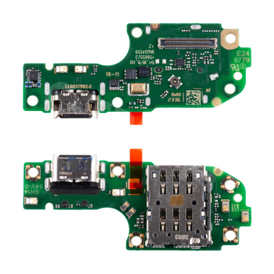 Шлейф для Huawei Nova 13i (CTR-L91) плата на системный разъем/микрофон - Премиум