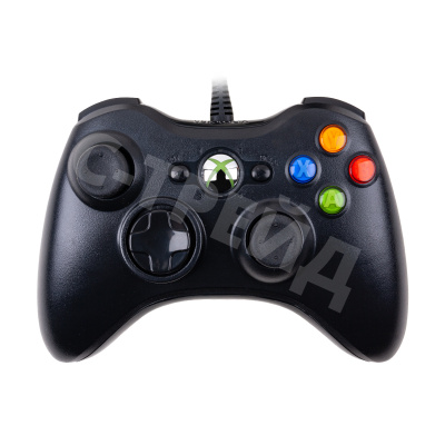 Геймпад для Xbox 360 (проводной) Черный